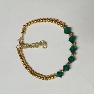 May birthstone bracelet